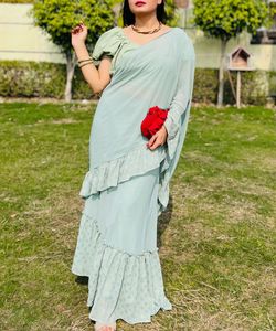 Ready To Wear Saree With Blouse🔥(price Drop🥳)