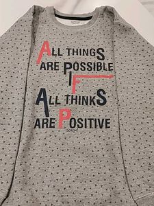 Cute Graphic Print Sweatshirt