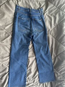 Blue Wide Leg Jeans