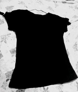 Floral Black T-Shirt