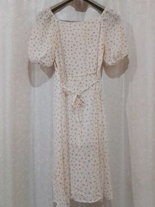 Women Cherry Printed Fit &amp; Flare Midi Dress