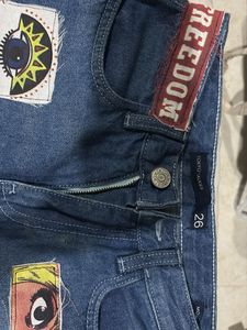 Patchwork Denim Jeans