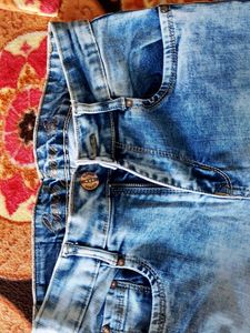 Acid Wash Denim Jeans