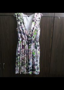 Giovanni Abstract Print Sleeveless Dress