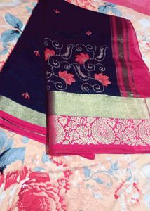 Elegant Saree with Blouse Piece