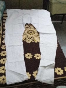 White Patterned Kurta