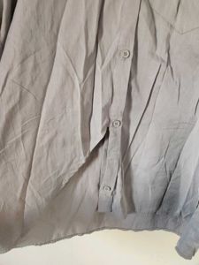 Oversized Button-Down Shirt