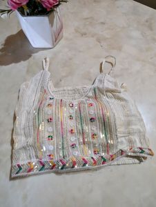 Bollywood Styled Top With Shrug