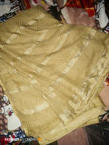 Elegant Gold Saree