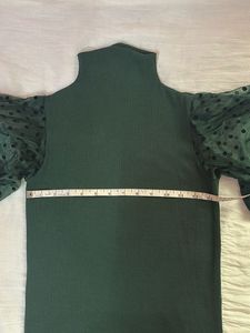 Price Drop ‼️Chic Green Turtle Neck Top