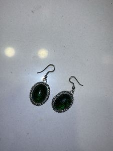 Green Beaded Necklace Set