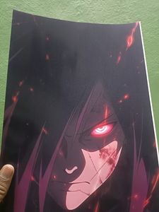 Anime Glowing Eyes Poster