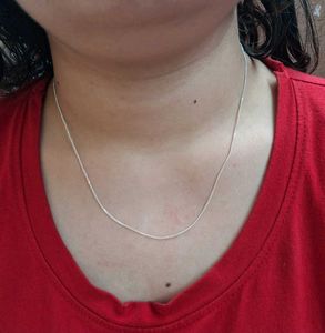 Silver Chain Necklace 92.5 Hallmark