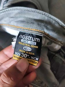 Stylish Grey Denim Jeans