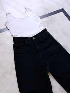 Black Wide Leg Jeans