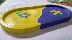Oval Shape Trendy Tray