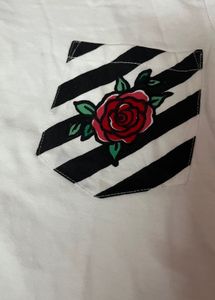 White Tee With Pocket