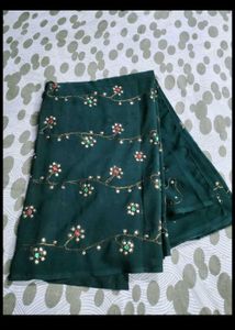 Elegant Green Saree