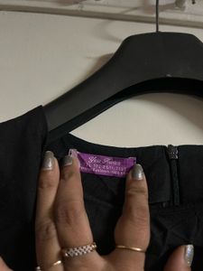 Classic Black Short Sleeve Top