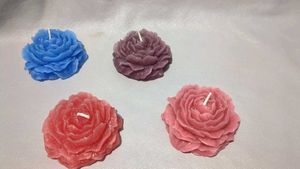 Rose Flower Candles 1 piece lavender fragranc