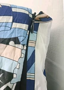 Nautical Print Wide Leg Palazzo