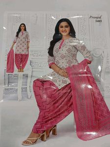 Pink Dress Material