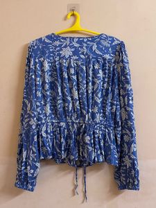 Women Leaf Print Regular Fit Top
