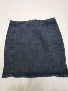 Denim Mini Skirt