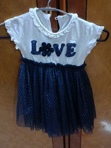 Net Frock For Baby Girl 1 Or 1.½ Year Old