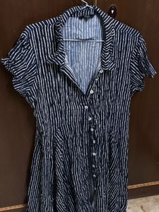 Striped Shirt Dress