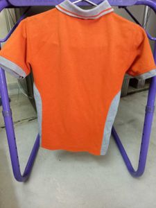 Kids Orange Polo T-shirt