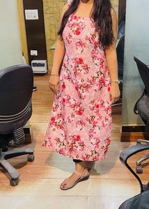 Floral Print Kurta