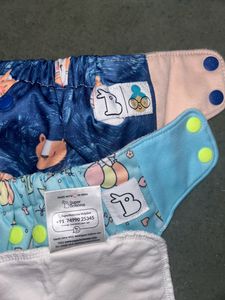 Cloth Diaper - UNO Cloth Diaper Kit with 2 Freesize UNO
