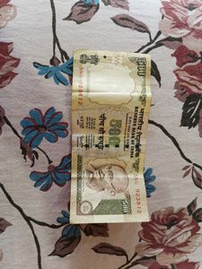 Old 500 Rs Real Note
