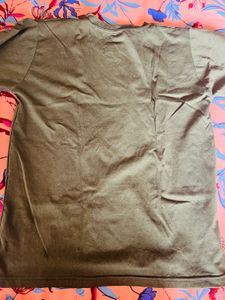 Olive Green Daisy Tee