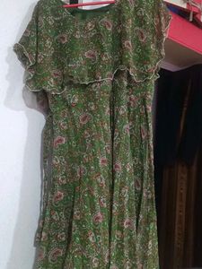 Green Floral Dress