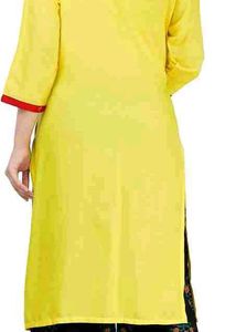 Woman Viscose Rayon Kurta &amp; Palazzo Set