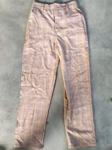 Checkered Beige Pants