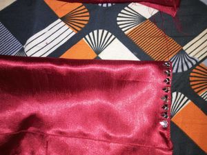 Maroon Embellished Kaftan