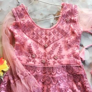 Partywear Net Gown For Kids