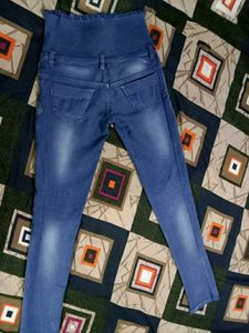 High Waisted Denim Jeans