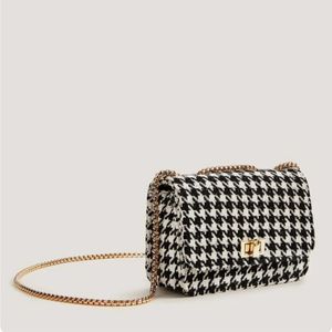 Houndstooth Chain Bag