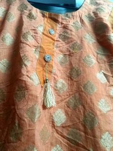 Orange Ethnic Kurta