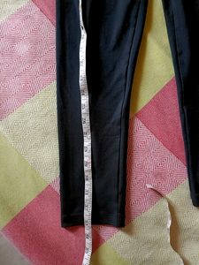 HRX Black Active Wear Gym Leggings