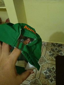 Puma Green And Orange Head Cap