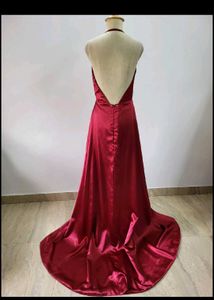 Elegant Red ♥️ Satin Gown