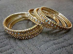 Golden Metal Bangles
