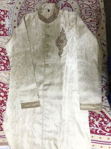 Elegant Men Kurta Sherwani Lower Set