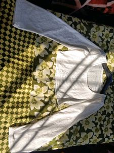 White Eyelet Crop Top