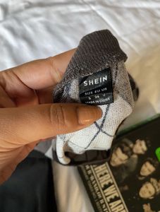 Argyle Knit Crop Top